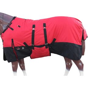 HILASON 1200D Winter Waterproof Poly Horse Blanket Belly Wrap | Horse Blanket | Horse Turnout Blanket | Horse Blankets for Winter | Waterproof Turnout Blankets for Horses | Blankets for Horses 75 in
