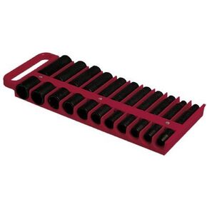 Lisle 40900 Red 1/2" Magnetic Socket Holder