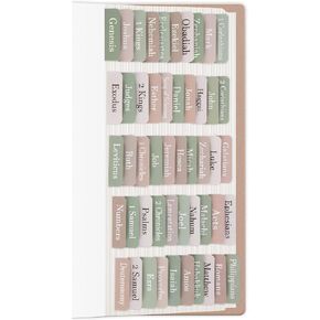 Laminated Blue Bible Tabs,Bible Journaling Supplies,Bible Study Tabs for Women and Men,Old and New Testament Bible Book Index Tabs for Christian Gift