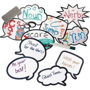 Roylco R49621 Roylco Laminated Speech Bubbles, Grade: Kindergarten to 3