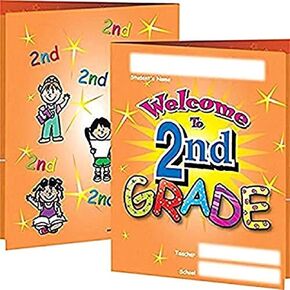 Really Good Stuff Welcome to Second Grade Folders - 12 folders