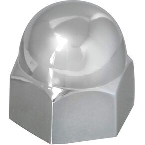 GG Grand General 10450SP 3/4 X 15/16 Inches Chrome Zinc Lug Nut Cover, Set of 10