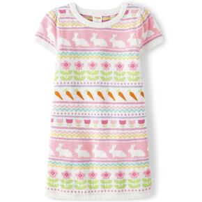 Gymboree Girls' and Toddler Short Sleeve Sweater Dress