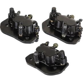 Front + Rear Brake Calipers Replacement for Can-Am Outlander 450 500 570 1000 4X4 w/Pads