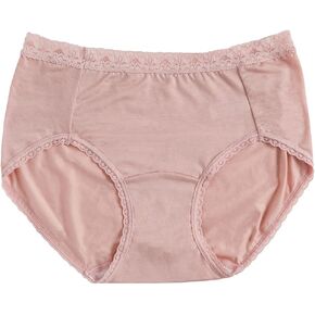Daily Tencel Lace Panties for Women Comfort Underwear for Ladies Homewear Hipster 4 Regular Sizes
