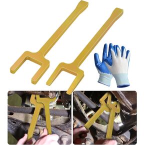 2 Pack Axle Popper Kit Inner CV Axle Removal Tool Set, Fit for Front Wheel Drive Vehicles, Break Half Shafts Loose from Transaxle & Fix Damaged CV Joints