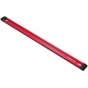 Olsa Tools Aluminum Socket Organizer Rail | Professional Quality Socket Rail Holder With No Clips (Red)