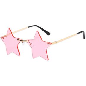 Star Sunglasses,4th of July Memorial Veterans Day Election Day Independence Day Patriotic Glasses Decorations