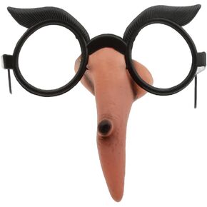 Novelty Witch Nose Fancy Dress Hen Party Night Glasses Frame Halloween Props