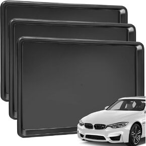 3 قطع كبيرة جدًا من وعاء تنقيط الزيت التلقائي - 28 × 20.5 × 1.4 بوصة صينية تنقيط الزيت لصينية الزيت البلاستيكية أسفل السيارة، صينية بديلة لوعاء التقاط الزيت للحفاظ على أرضية المرآب وغرفة العرض آمنة ونظيفة in Kuwait