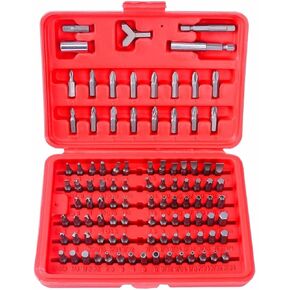 Vector Tools Security Bit Set, Chrome Vanadium Steel | 100-Piece Set
