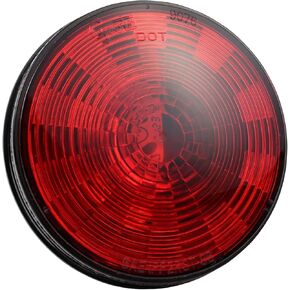 Grote 54342 Select LED Stop Tail Turn Light - 4", Female Pin Termination, Red