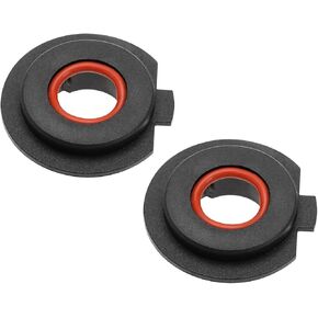 The Lord of the Tools 4PCS Car H7 LED Headlight Bulb Base Holder Adapter Socket Retainer Holder Car Headlight Replacement Components Plastic Black 15mm Hole Size