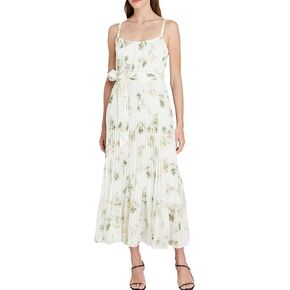 Club Monaco Women's Strappy Pintuck Pleated Dress