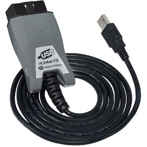 vLinker FS USB OBD2 Adapter Diagnostic Tool for FORScan HS/MS-CAN Car Auto Switch, ECU Programming & Modification, Hacker-Proof, Unlock Advanced and Hidden Functions