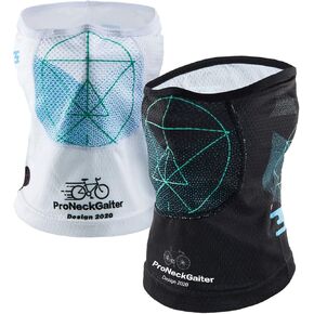 2Pack Cycling Neck Gaiter for Athlete Biker Protect Face Neck from Sun Wind Dust, Cooling Quick Dry Bike Accessories