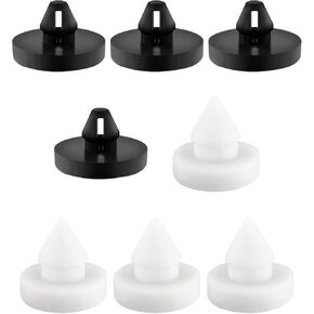 8PCS Car Brake Pedal Stop Pad - Premium Rubber Brake Switch Stopper for Repairing Brake Light Continuous Illumination - Clutch Pedal Pad Stopper OEM#46505-SA5-000,90541-06036