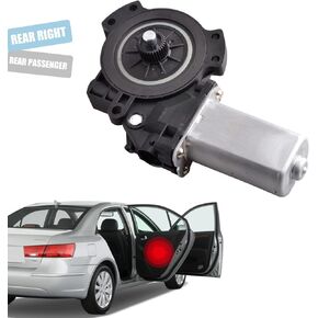 محرك نافذة كهربائي خلفي يمين متوافق مع Hyundai Sonata 2006-2010 محرك إصلاح نافذة الباب الجانبي للراكب الخلفي 83460-3K001