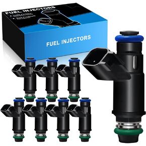 12580426 5.3L Fuel Injectors Fit For:-Chevy Avalanche 1500 Express 1500 Suburban 1500 Tahoe, For:-GMC Savana 1500 Sierra 1500 Yukon Yukon XL 1500 2005-2007, FJ502 FJ737 (8 Pcs)