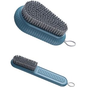 2 Pcs Cleaning Brush Laundry Scrub Brush Household Cleaning Brushes Tool for Home, Clothes, Shoes and Kitchen