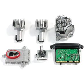 1set Xenon Ballast Bulb LED Module Diode Kit 63-11-7-271-903 63-21-7-217-509 63117271903 63127262731 Ballast Headlight Control Unit Kit Fits for 2011-2013 BMW 5 Series 528i 535i (Left)