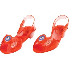 Snow White Light Up Shoes, Official Disney Priness Light-Up Costume Shoes with Snow White Emblem, Kids Size 11/12 Medium