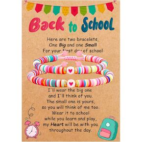 Back to School Bracelet First Day of School Bracelet Mommy and Me Adjustable Back to School Bracelets Back to School Gifts