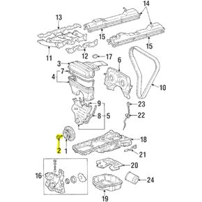 Toyota Pulley Bolt - 90119-18002
