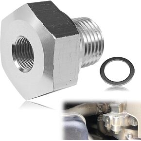 M16 1.5 Adapter to 1/8 NPT Oil Pressure Sensor Adapter Oil Pressure Sensor Adapter Fitting Compatible with All GM LS Engines LS1 LSX LS3 4.2L 4.3L 4.8L 5.3L 6.0L 6.2L