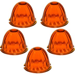 GG Grand General A92400 3.5" Dark Amber Watermelon Plus Glass Lens, Set of 5