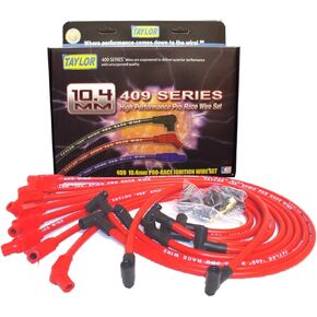 Taylor Cable 79258 409 Pro-Race Spiro-Wound Core Spark Plug Wire Set