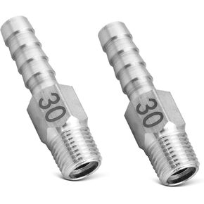 Universal Anti Siphon Valve Replacement for Boat Fuel Tank Pickup Tube with 1/4" NPT, 3/8" Hose for Marine Engine Fuel Tanks, 2 Pack.