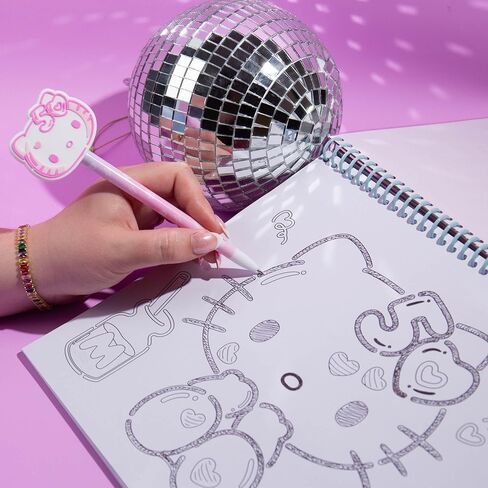 Hello Kitty 50th Anniversary Pink Novelty Pen by STMT, Limited Edition Hello Kitty Pen, Cute School Supplies, Exclusive Sanrio Accessories, Kawaii Stationery, Sanrio Pens, Hello Kitty Merch in Saudi Arabia