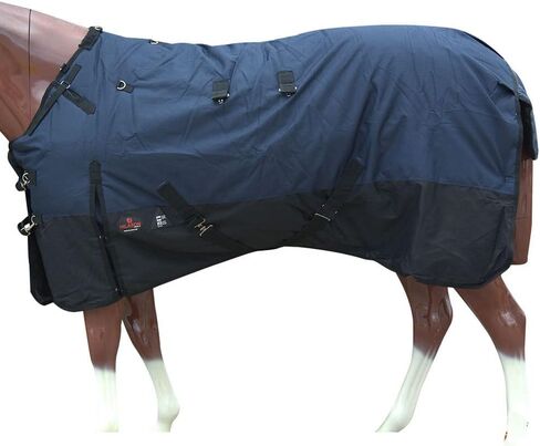 HILASON 1200D Winter Waterproof Poly Horse Blanket Belly Wrap | Horse Blanket | Horse Turnout Blanket | Horse Blankets for Winter | Waterproof Turnout Blankets for Horses | Blankets for Horses 75 in in Saudi Arabia