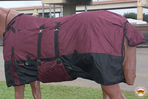 HILASON 1200D Winter Waterproof Poly Horse Blanket Belly Wrap | Horse Blanket | Horse Turnout Blanket | Horse Blankets for Winter | Waterproof Turnout Blankets for Horses | Blankets for Horses 75 in in Saudi Arabia