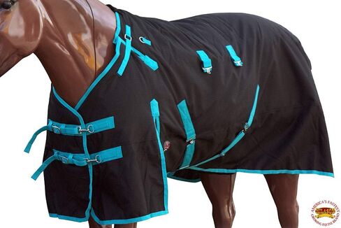 HILASON 1200D Winter Waterproof Poly Horse Blanket Belly Wrap | Horse Blanket | Horse Turnout Blanket | Horse Blankets for Winter | Waterproof Turnout Blankets for Horses | Blankets for Horses 75 in in Saudi Arabia