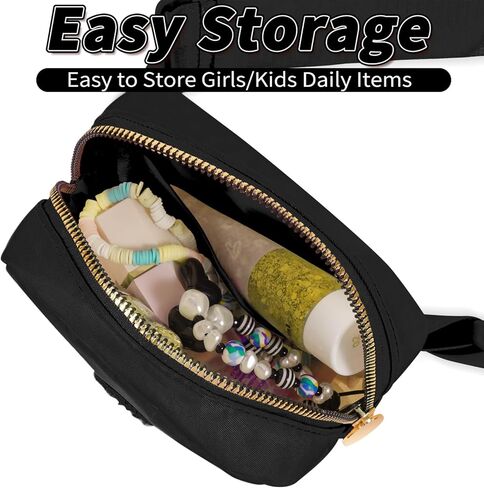 هدايا عيد ميلاد للفتيات 2 3 4 5 6 7 8 9 10 11 سنة - حزمة فاني صغيرة لطيفة على الجسم حقيبة حزام حقيبة أشياء عصرية، هدايا التخرج للفتيات المراهقات والأطفال ابنة أختها - كريم، A in Kuwait