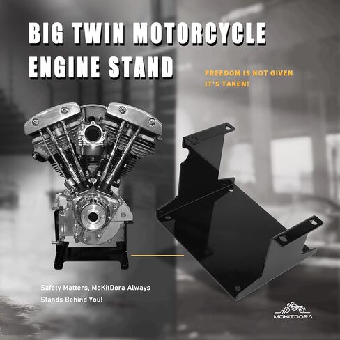 MoKitDora Big Twin Engine Stand Compatible with 1936-1999 Harley Big Twin Engine Knucklehead Panhead Shovelhead and Evo in Saudi Arabia