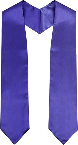 Unisex Adult Plain Graduation Stole 60" Long in Saudi Arabia