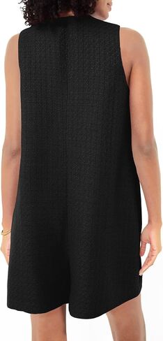 Tongmingyun Womens Summer Sleeveless Rompers Casual V Neck Button Down Short Jumpsuits with Pockets in Saudi Arabia