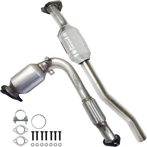 Front & Rear Catalytic Converter Compatible with 2010-2017 Chevrolet Equinox 2010-2014 GMC Terrain 2.4L Catalytic Convertor High Performance (EPA Compliant) in Saudi Arabia