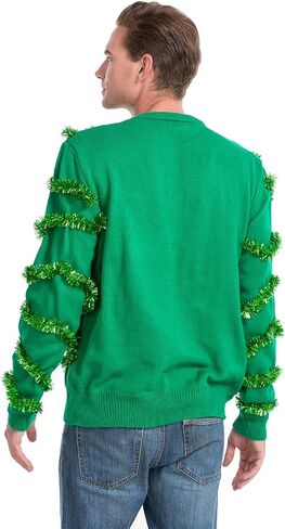 HSCTEK Light Up Men Christmas Sweater in Saudi Arabia