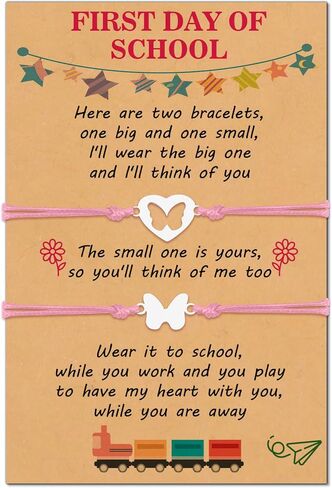 Back to School Bracelet,First Day of School Bracelet,Mommy and Me Bracelets in Saudi Arabia