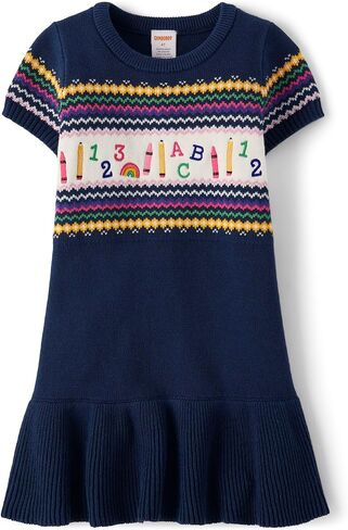 Gymboree Girls' and Toddler Short Sleeve Sweater Dress in Saudi Arabia