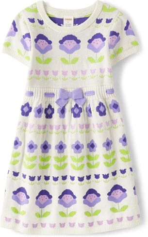 Gymboree Girls' and Toddler Short Sleeve Sweater Dress in Saudi Arabia