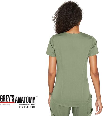BARCO Grey's Anatomy GRT122 Women's Avana Scrub Top Sweet Sage M in Saudi Arabia