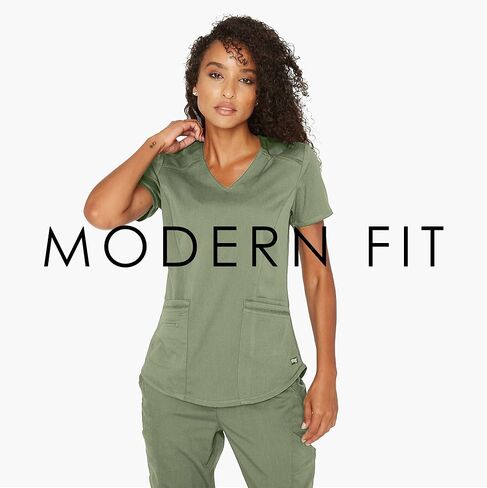 BARCO Grey's Anatomy GRT122 Women's Avana Scrub Top Sweet Sage M in Saudi Arabia