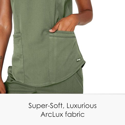 BARCO Grey's Anatomy GRT122 Women's Avana Scrub Top Sweet Sage M in Saudi Arabia