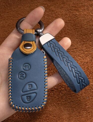 for Lexus Key Fob Cover Leather Car Key Case Keychain Fob Holder in Saudi Arabia