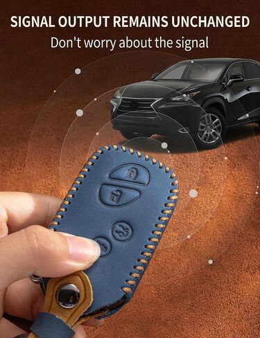 for Lexus Key Fob Cover Leather Car Key Case Keychain Fob Holder in Saudi Arabia